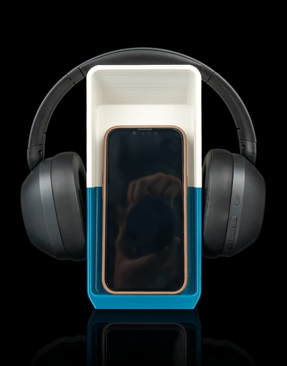 Suporte Bloco para Auscultadores e Telemóvel