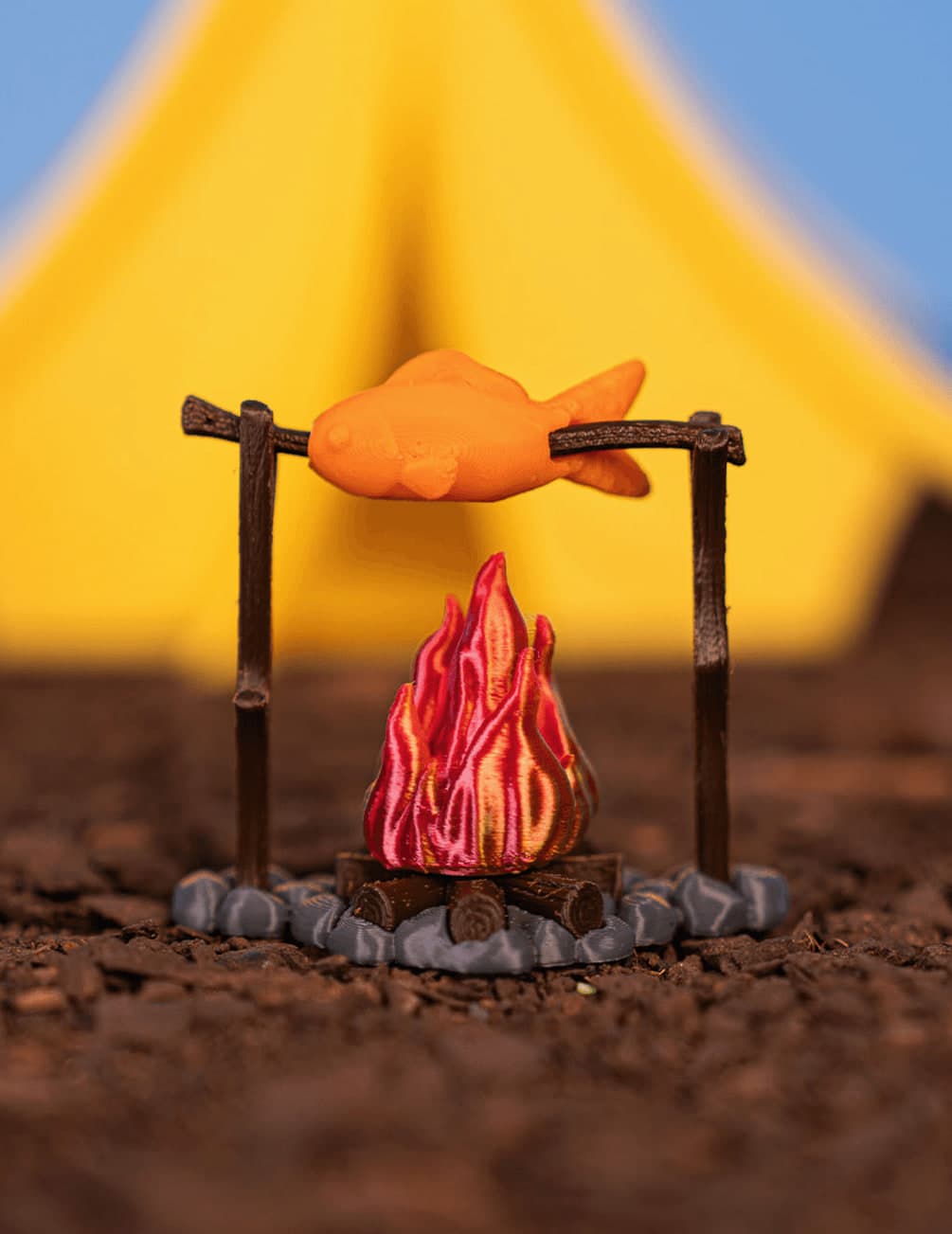 Conjunto de Fogueira de Acampamento