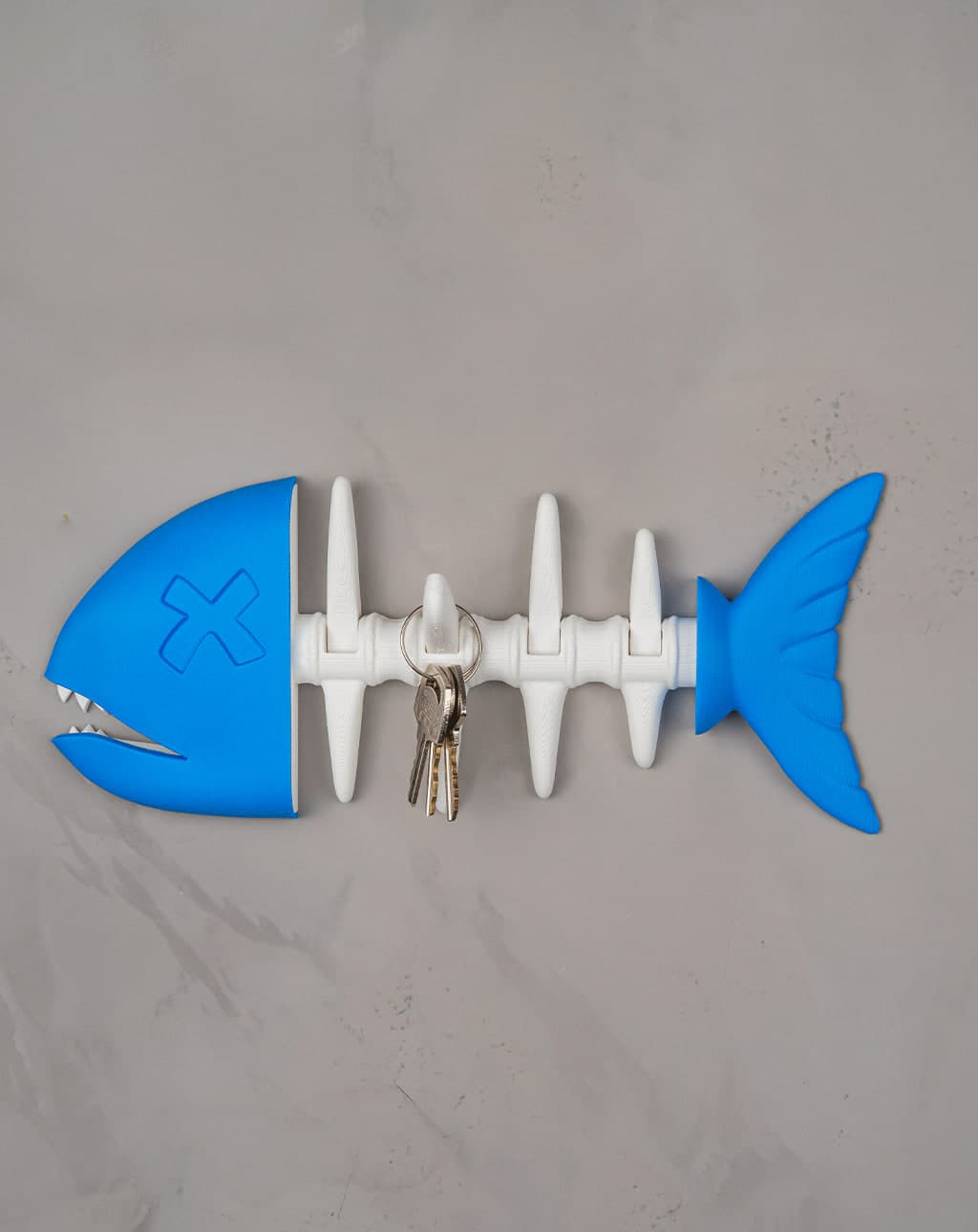 Porta-Chaves de Parede Espinha de Peixe