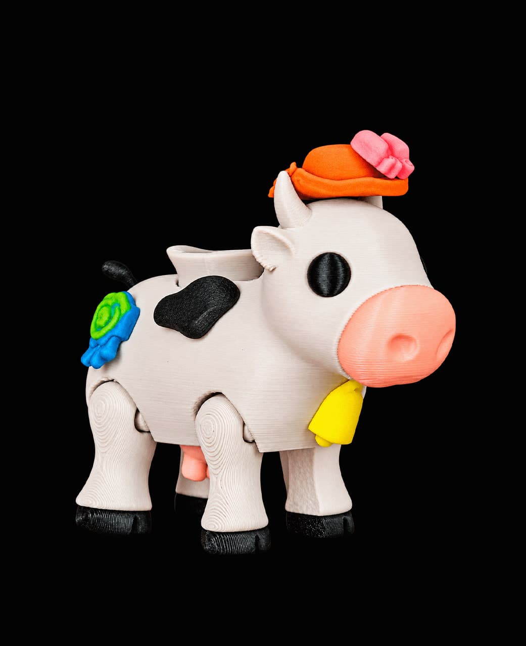 Vaca Leiteira com Moldes de Plasticina