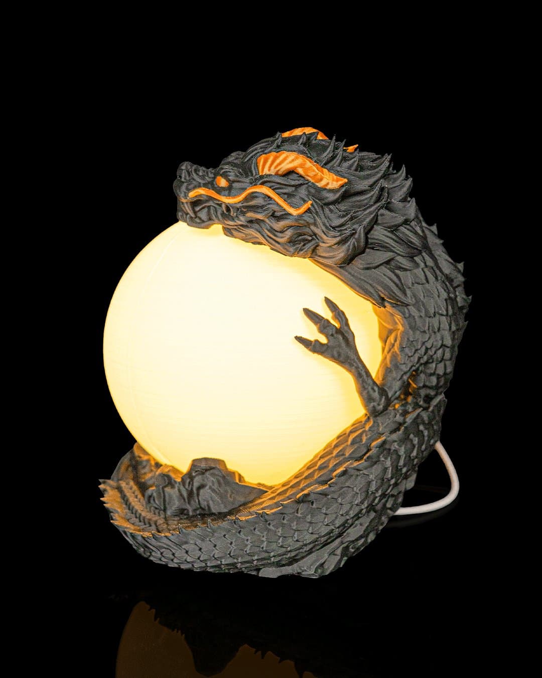 Suporte de Bola de Cristal Dragão Guardião