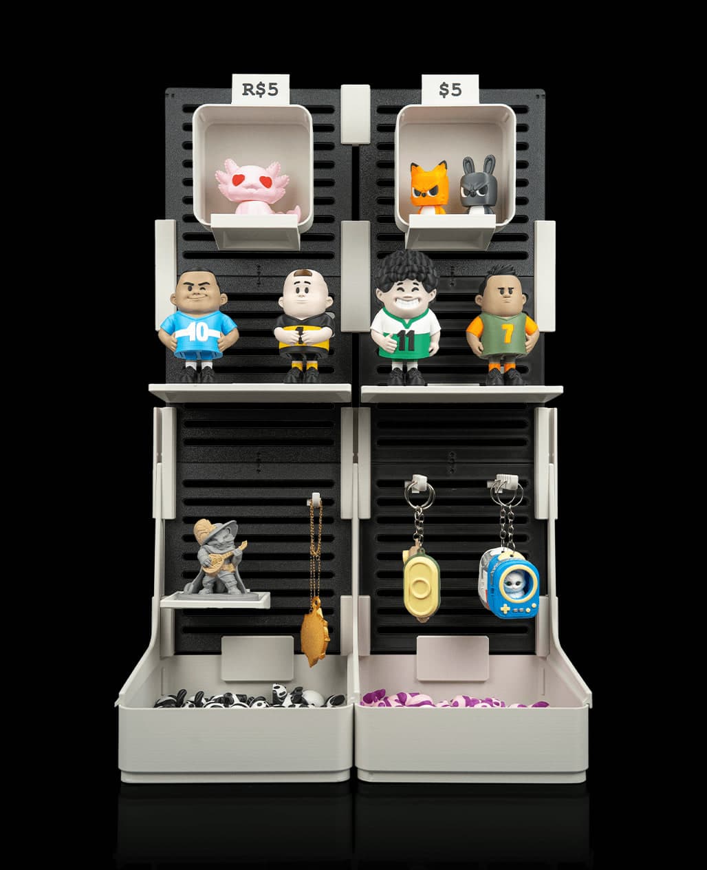 Expositor Vertical Modular para Feiras