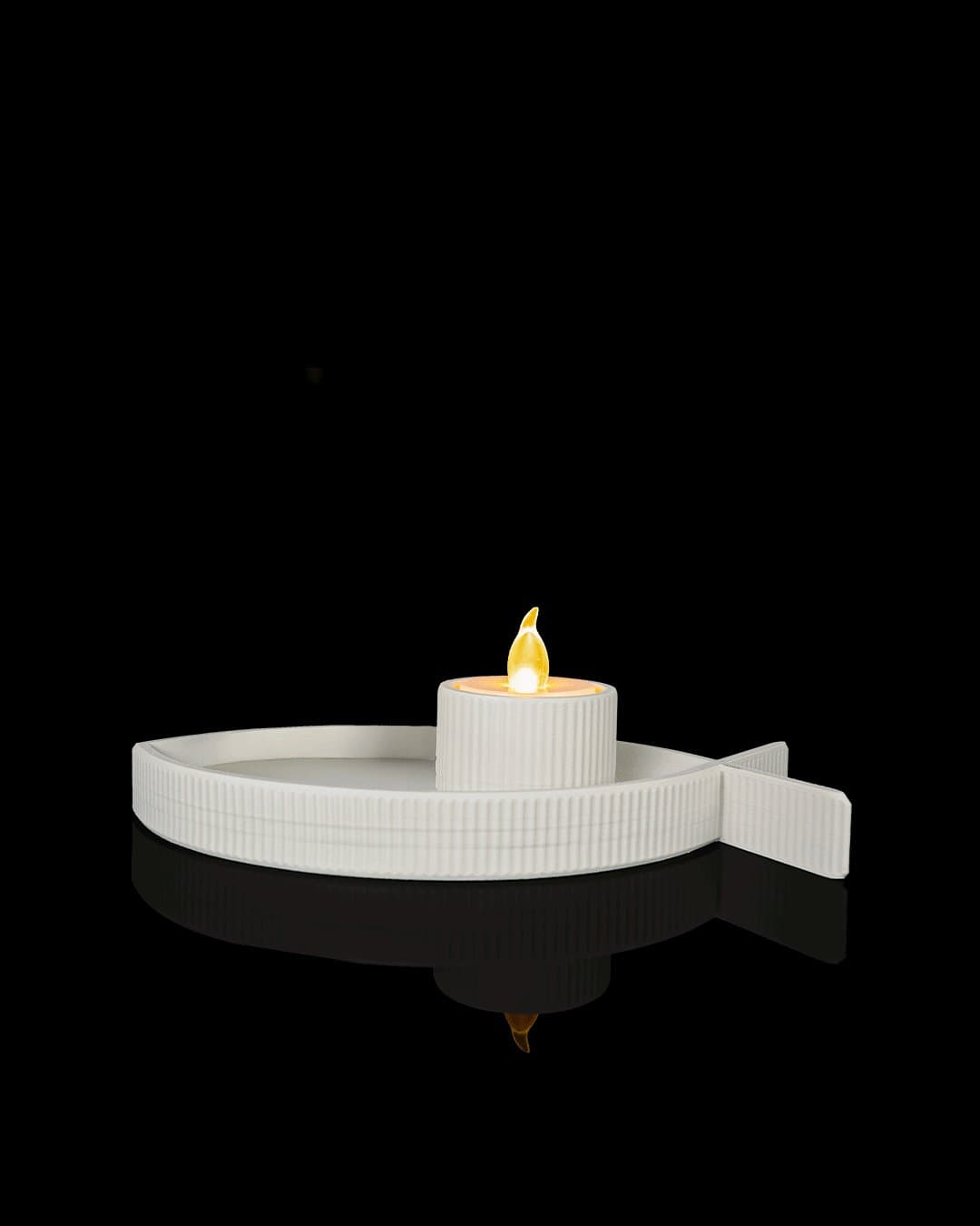 Bandeja Peixe com Porta-Velas