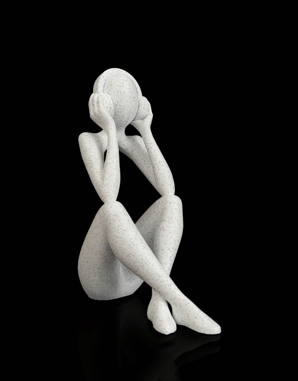 Escultura Perdido no Som