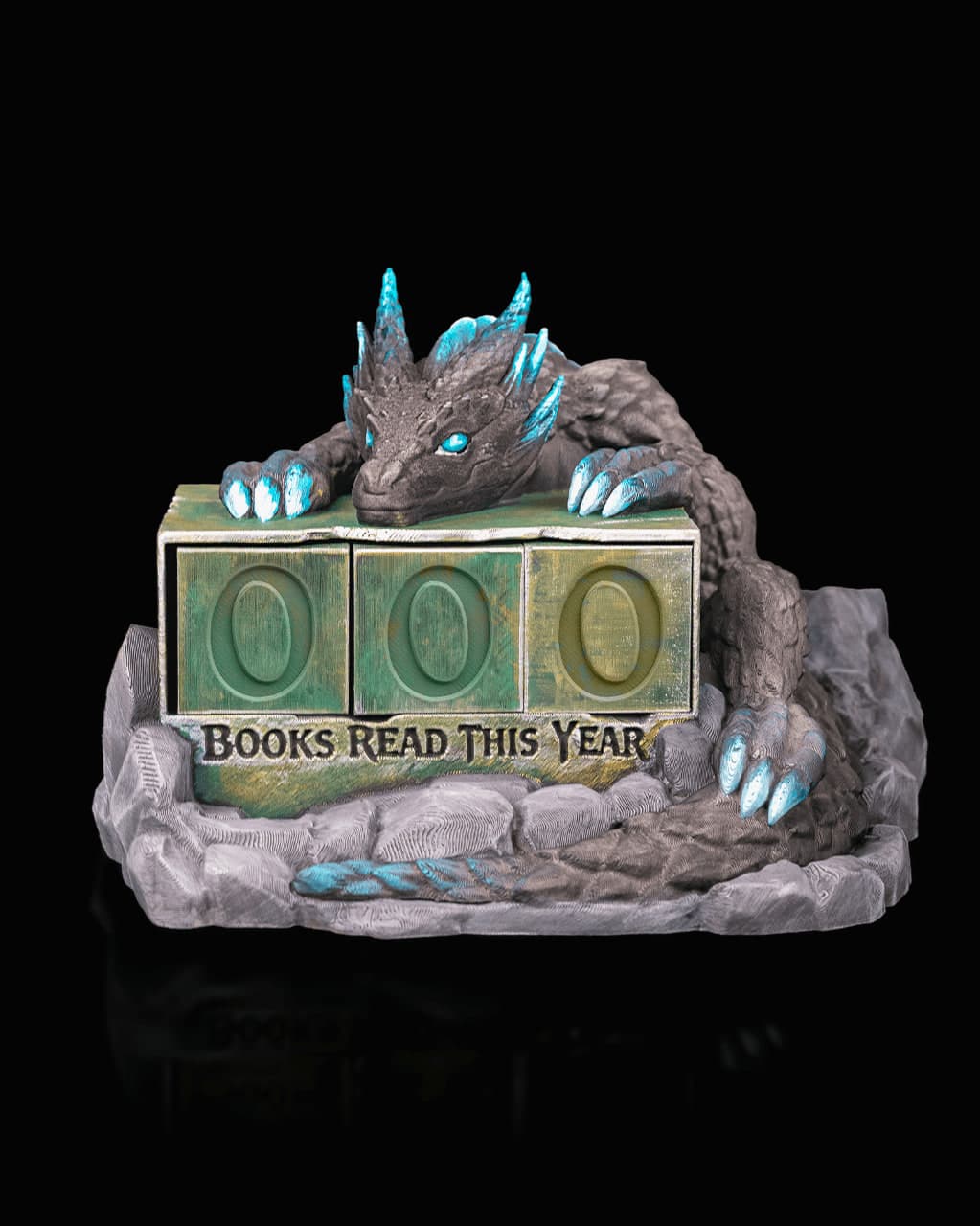 Contador de Livros Tesouro do Dragão