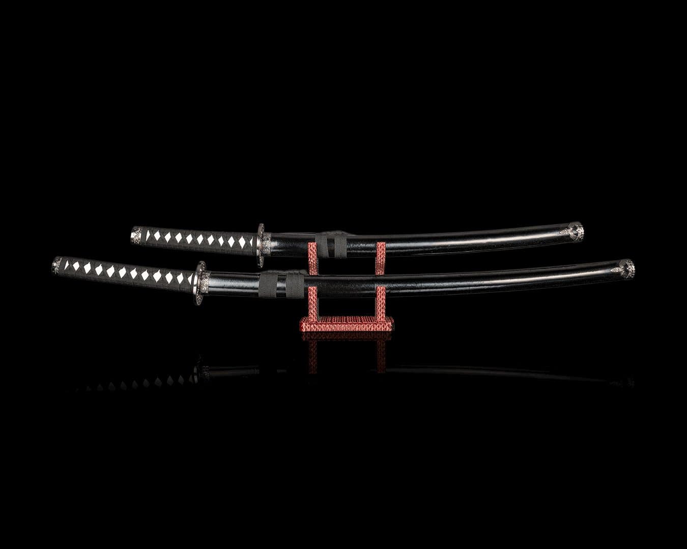 Suporte de Mesa para Katanas Texturado
