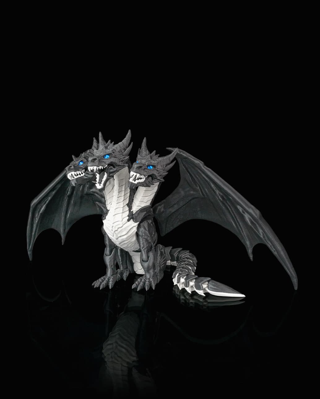 Dragão de Três Cabeças Articulado