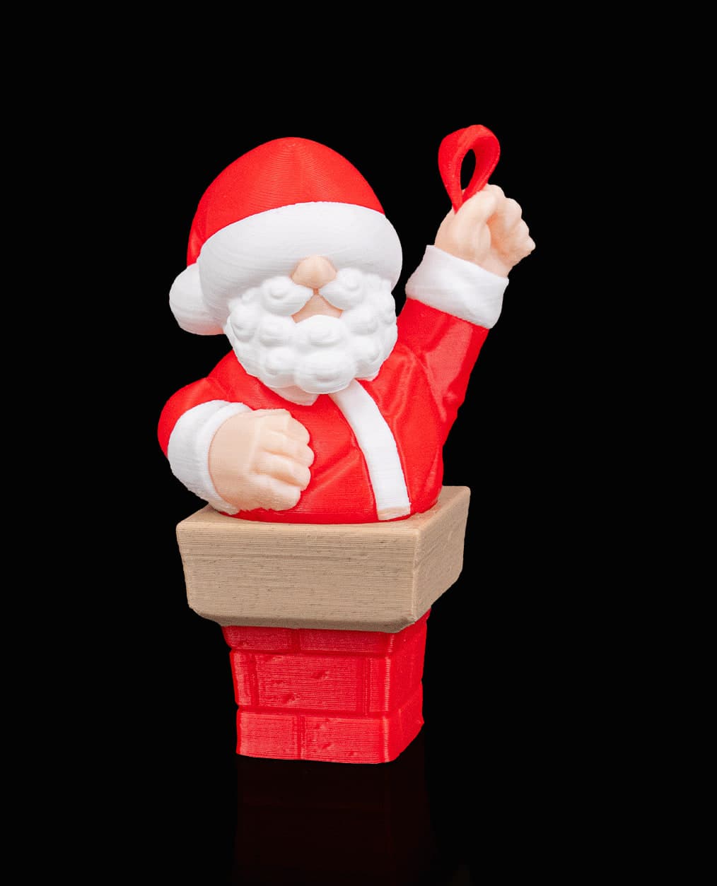 Pai Natal Preso na Chaminé
